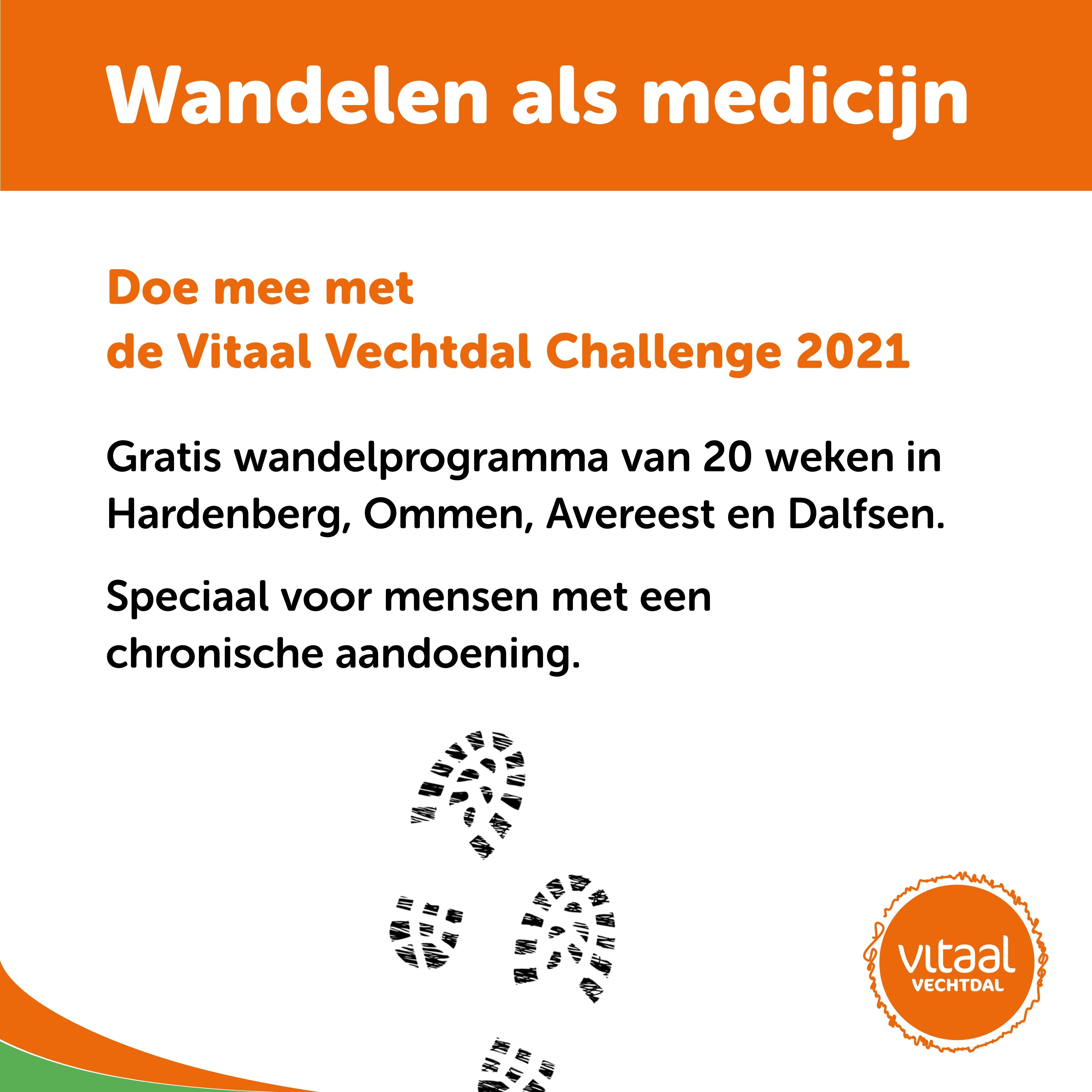 Poster Vitaal Vechtdal Challenge