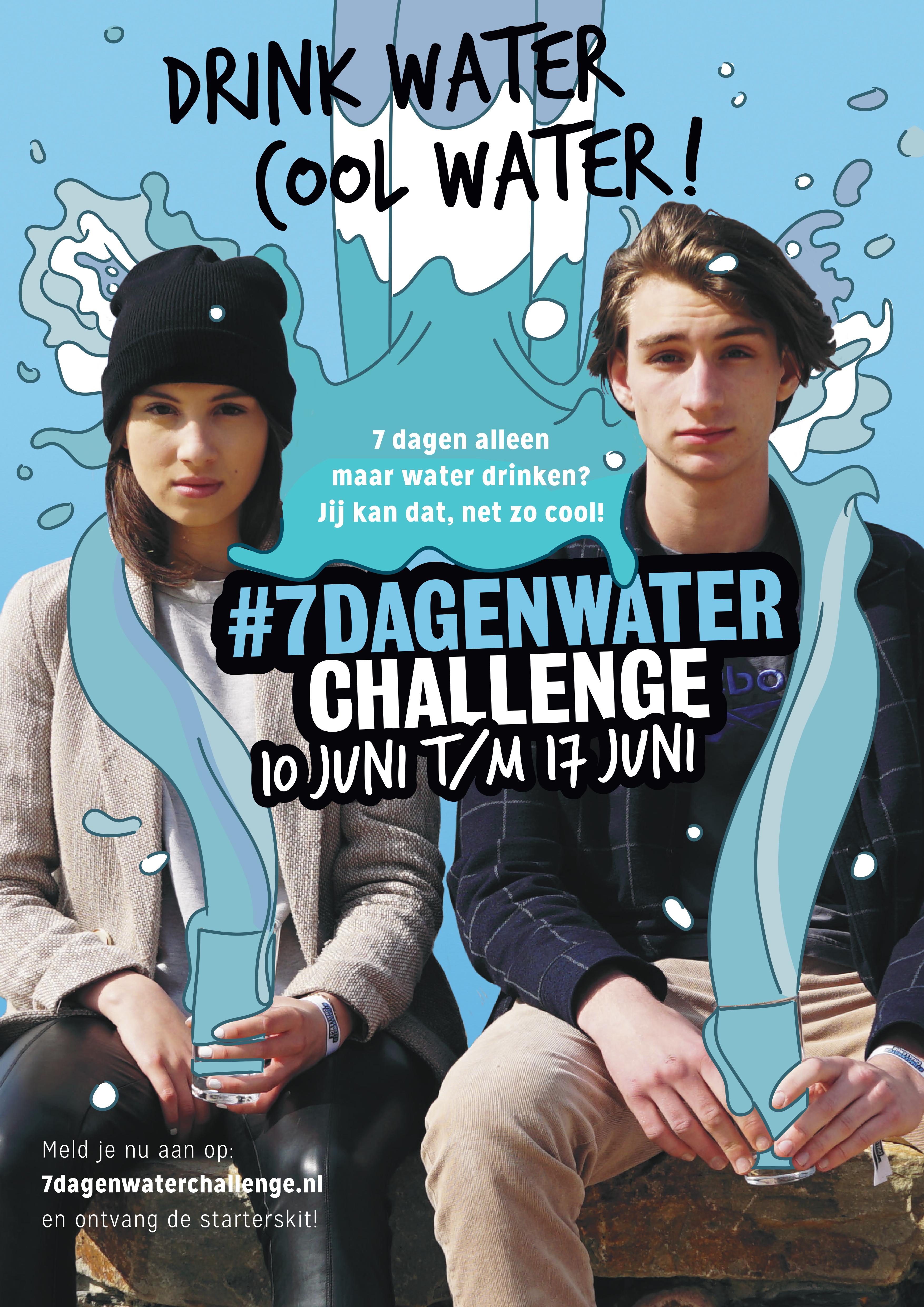 Flyer #7dagenwaterchallenge